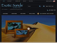 Tablet Screenshot of exoticsands.com